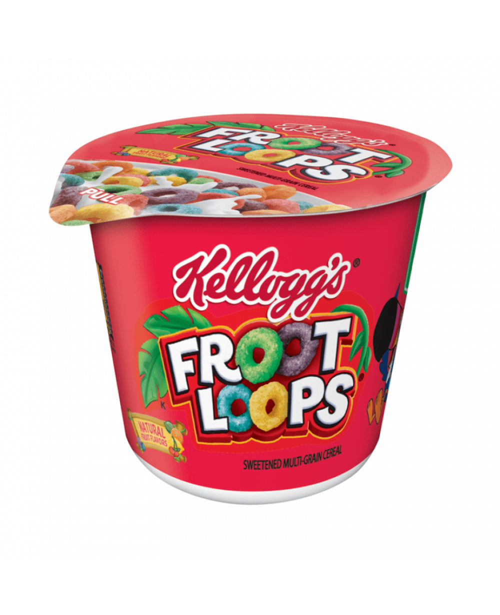 Kelloggs Froot Loops Cereal Cup 42g