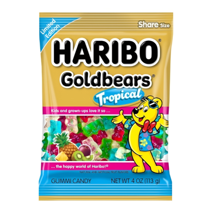 Haribo Gold Bears Tropical (113g)