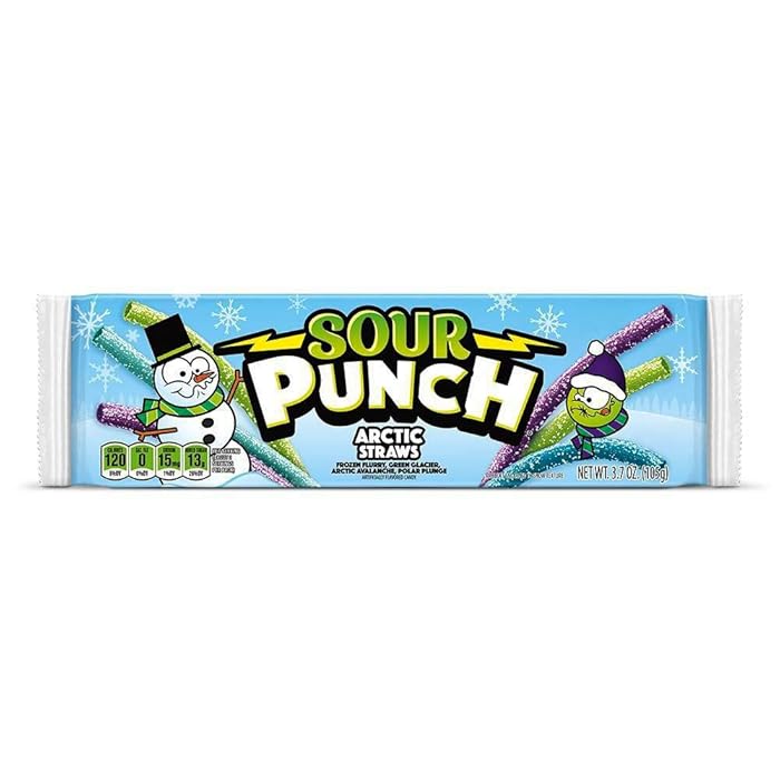 Sour Punch Arctic Straws (91g) [Christmas]