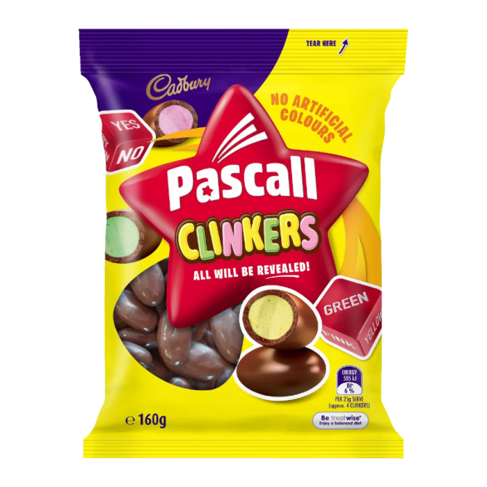 Cadbury Pascall Clinkers (160g)