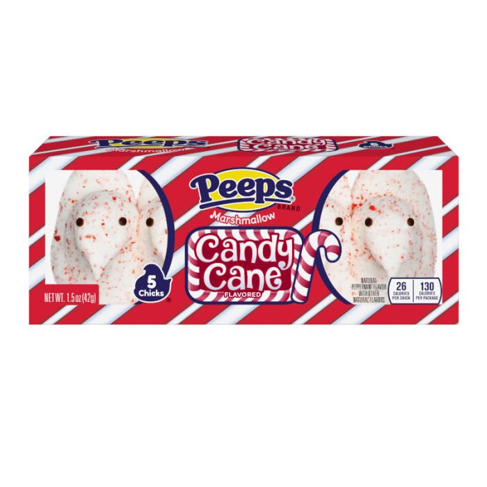 Peeps Candy Cane Chicks (43g)