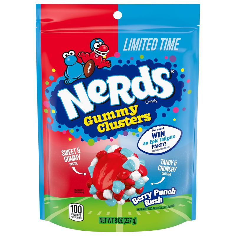 Nerds Gummy Clusters- Berry Punch Blitz (227g)