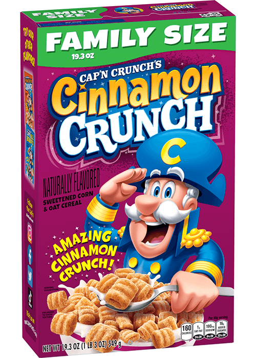 Cap’n Crunch’s Cinnamon Crunch Family Size (549g)