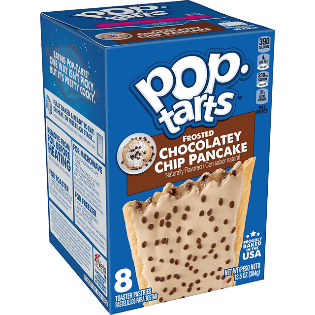 Pop tarts frosted chocolatey chip pancake 384g