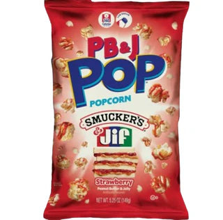 PB&J Pop Popcorn Smuckers & Jif- Strawberry (149g)