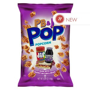 PB&J Pop Popcorn Smuckers & Jif- Grape (149g)