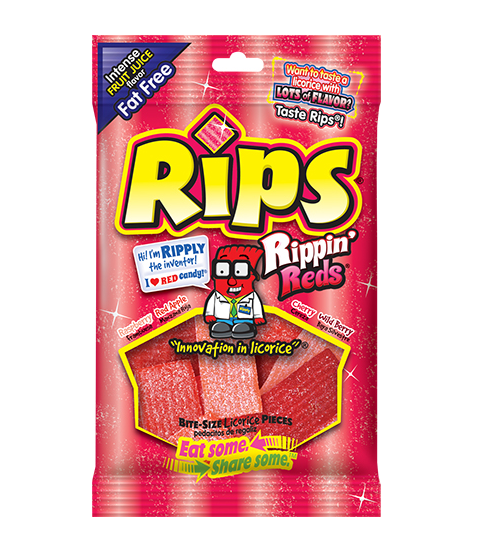 Rips Bite Size- Rippin Red (113g)
