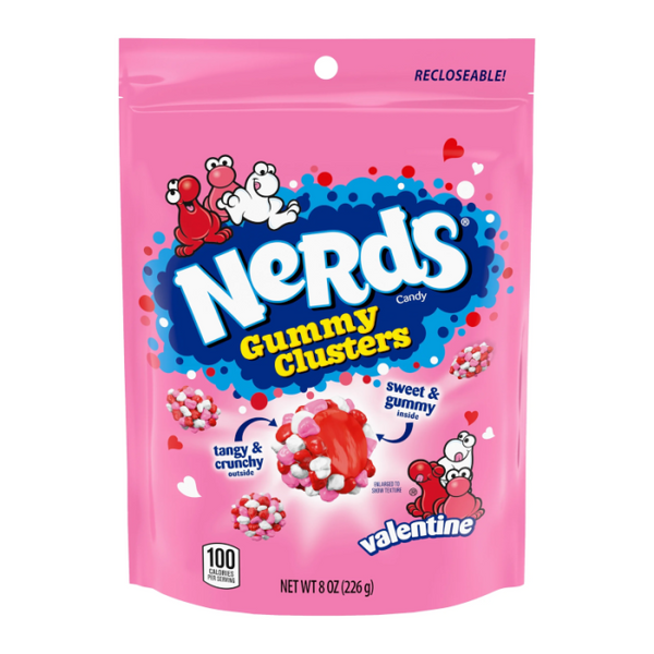 Nerds Valentines Gummy Clusters (226g)