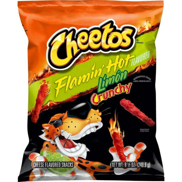 Cheetos flamin hot limon crunchy 240.9g