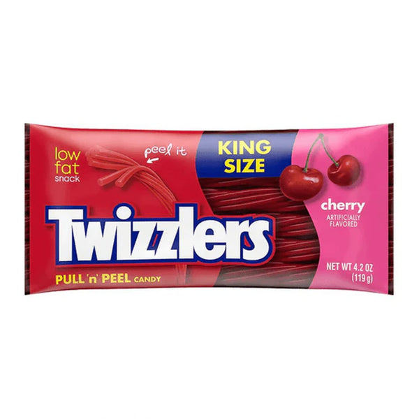 Twizzlers Cherry Pull & Peel King Size (119g)