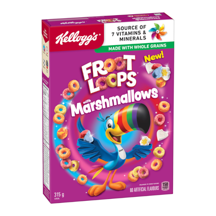 Kellogg's Froot Loops with Marshmallows (315g)