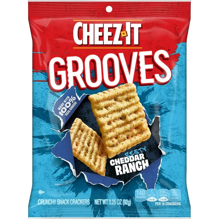 Cheez It Grooves Zesty Cheddar Ranch (92g)