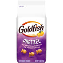 Goldfish Pretzel snack crackers packaging on a white background
