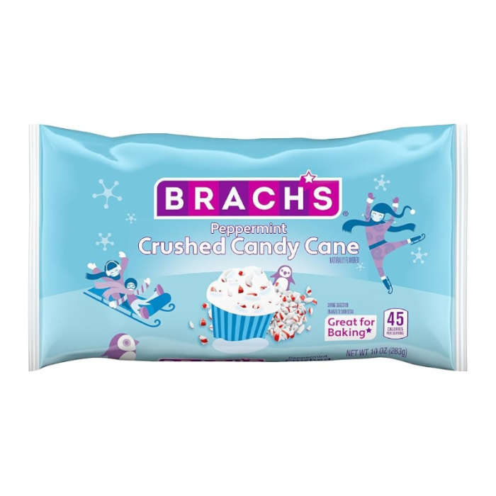 Brach’s Peppermint Crushed Candy Canes (283g) [Christmas]