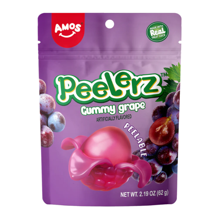 Amos Peelerz Gummy Grape (170g)