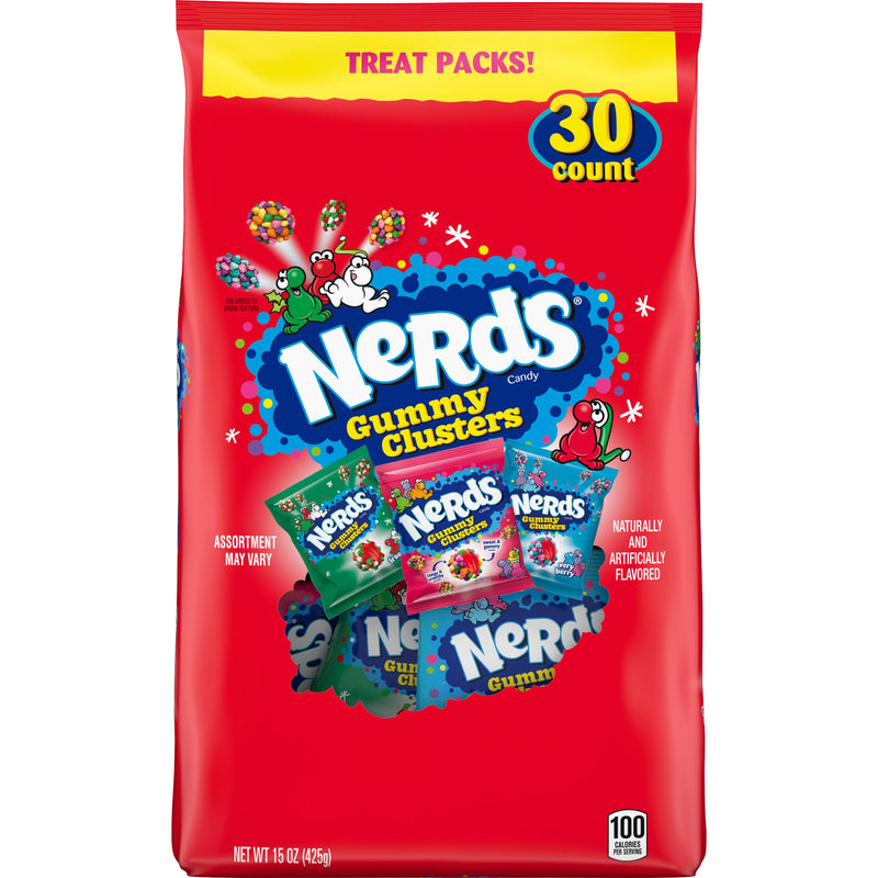 Nerds Gummy Clusters Treat Packs- 30 Count (425g)