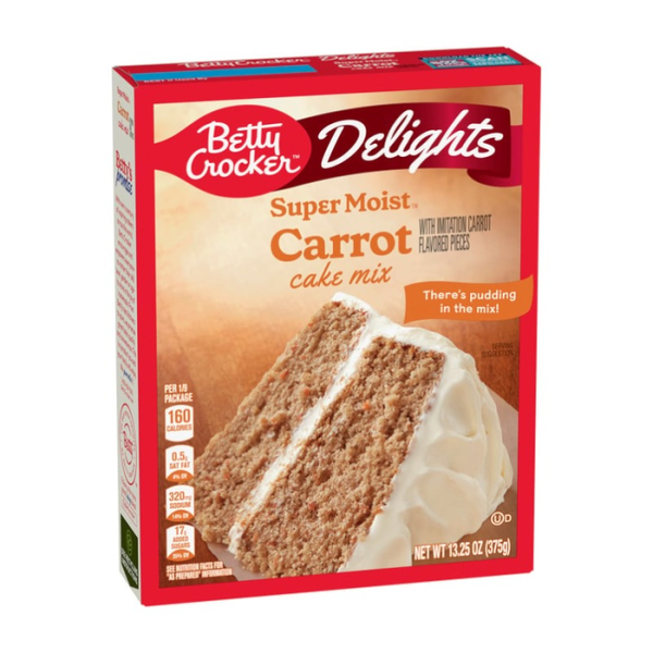 Betty Crocker Delights Super Moist Carrot Cake Mix (375g)