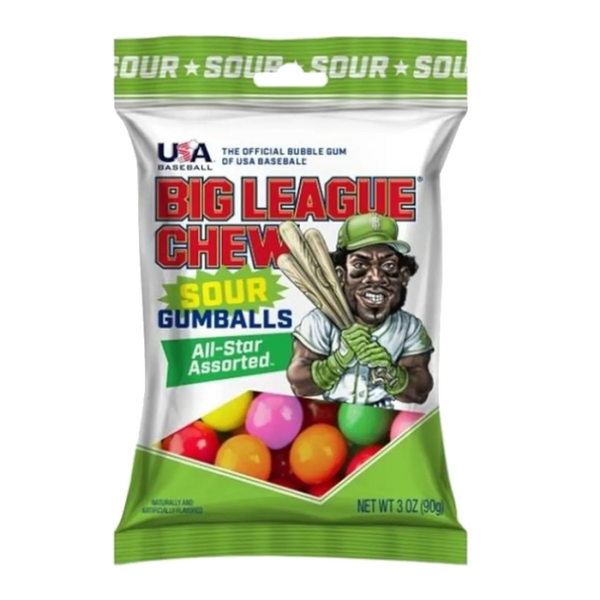 Big League Chew Sour Gumballs (90g)