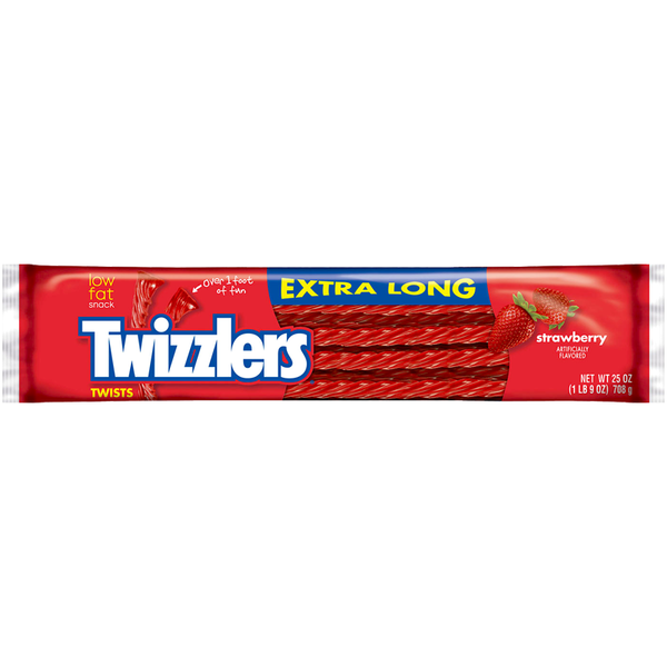 Twizzlers Strawberry Extra Long- Giant Pack (709g)