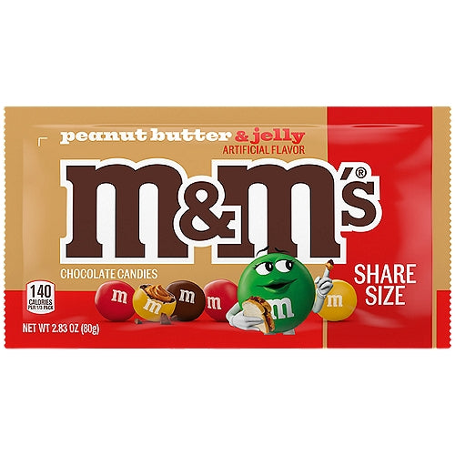 M&Ms peanut butter and jelly share size 80g