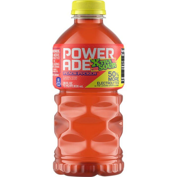 Powerade Xtra Sour- Peach Pucker (828ml)