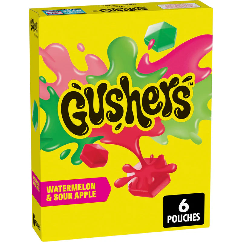 Gushers watermelon and sour apple 136g