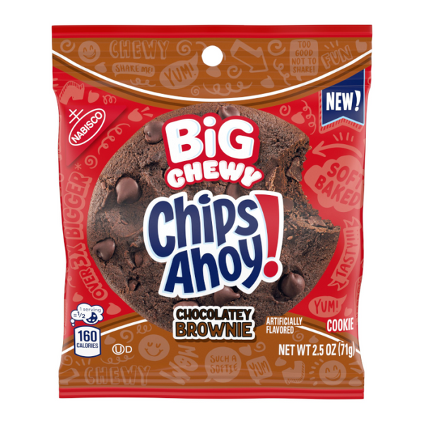 Chips Ahoy! BiG Chewy Chocolatey Brownie Cookies (71g)