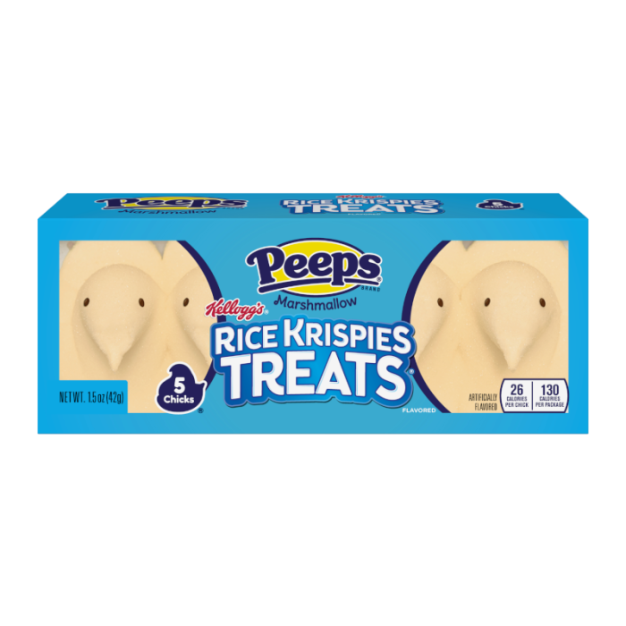 Peeps Rice Krispies Chicks- 5ct (42g)