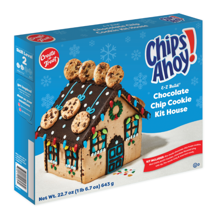 Chips Ahoy! Chocolate Chip Cookie House Kit (644g)