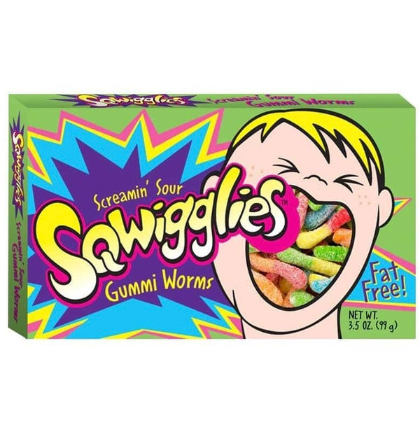 Sqwigglies Sour Gummi Worms (99g)