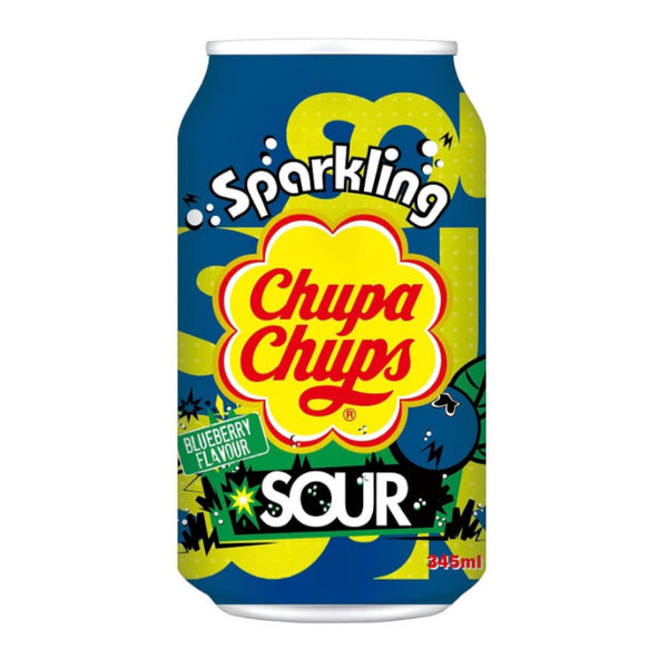 Chupa Chups Sour Blueberry Soda (345ml)
