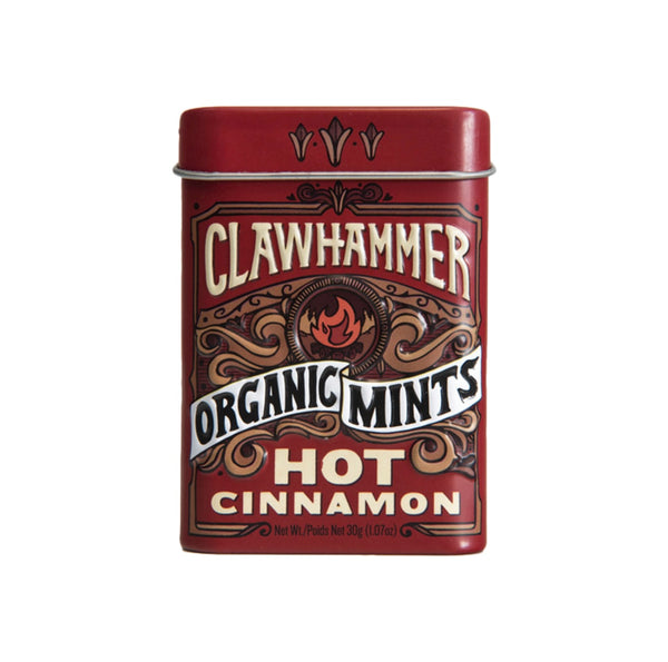 Clawhammer Organic Mints Hot Cinnamon (30g)