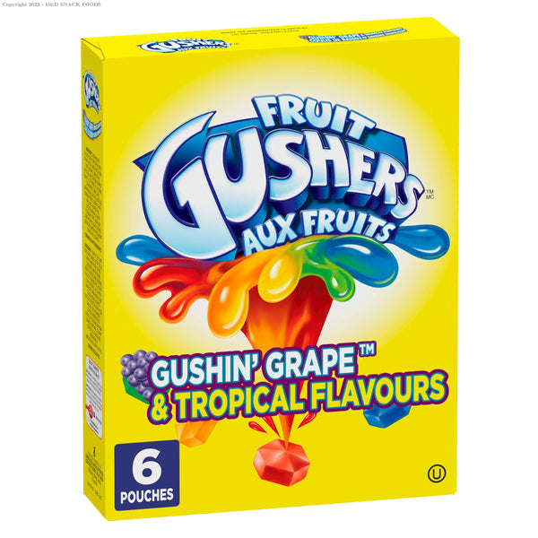 Fruit Gushers Gushin’ Grape & Tropical (138g)