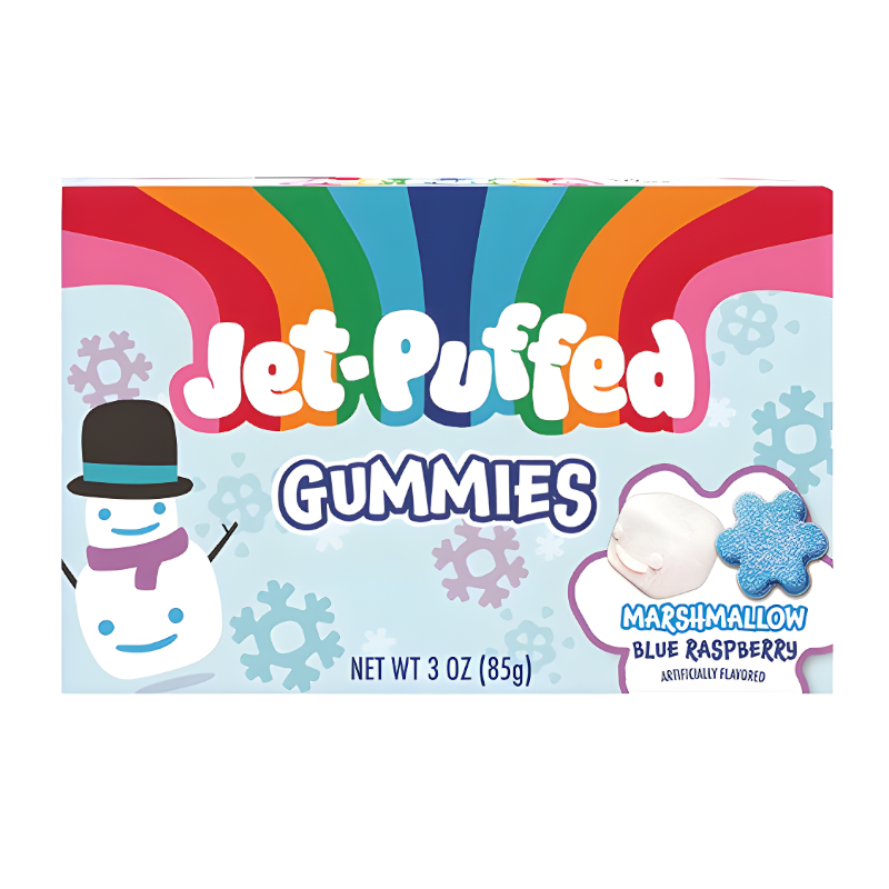 Jet-Puffed Marshmallow Flavoured Gummies! (85g) [Christmas]
