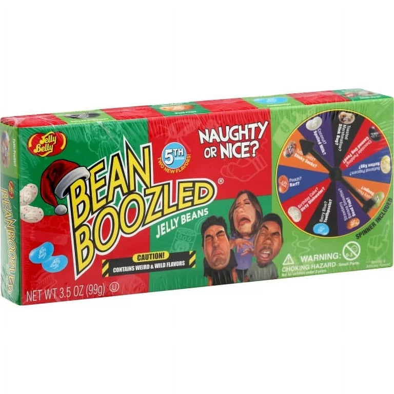 Jelly belly bean boozled Christmas spinner 100g