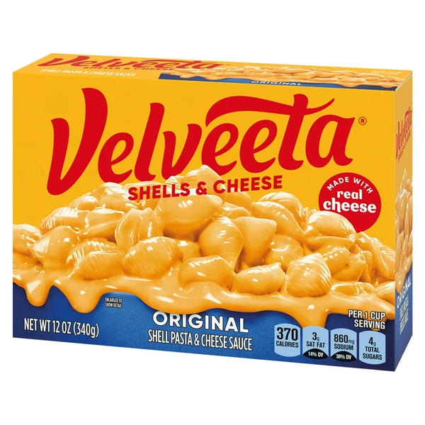 velveeta shells and cheese original 340g