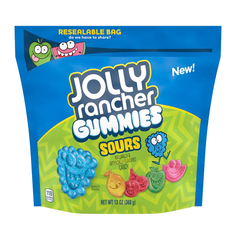 Jolly Rancher Sour Gummies Pouch (369g)