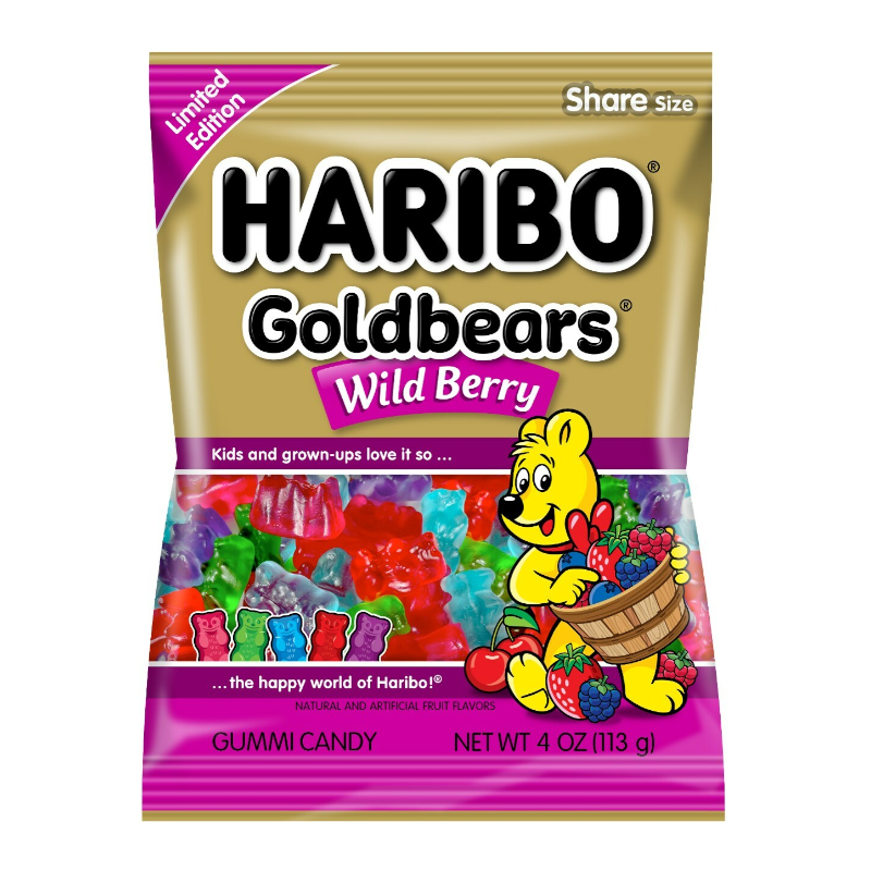 Haribo Gold Bears Wildberry (113g)