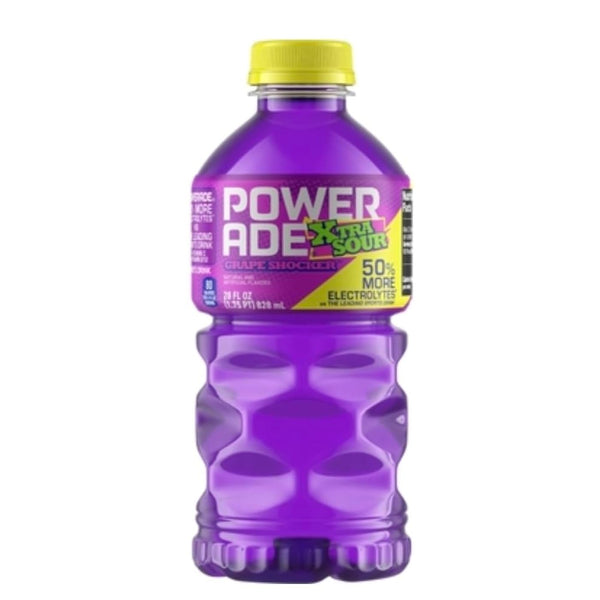 Powerade Xtra Sour- Grape Shocker (828ml)