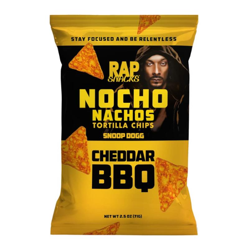 Rap Snacks Snoop Dogg Cheddar BBQ Nocho Nachos (71g)