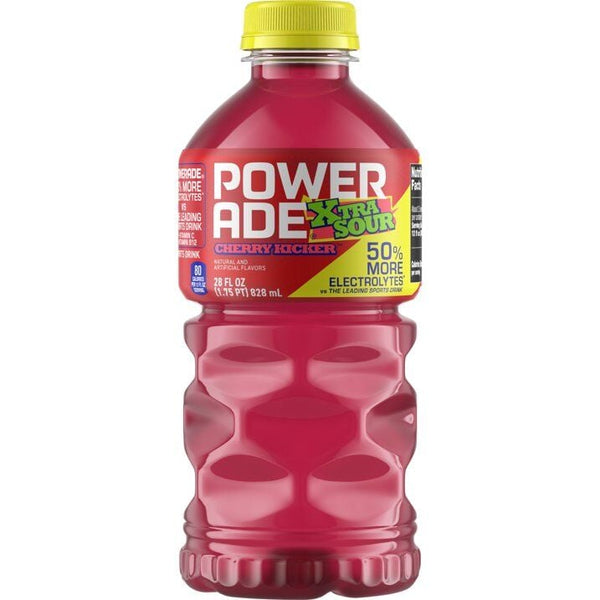 Powerade Xtra Sour- Cherry Kicker (828ml)