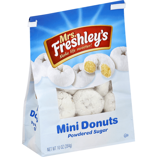 Mrs Freshley’s Powdered Sugar Mini Donuts (284g)