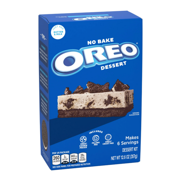 Jell-O No Bake Dessert Oreo Cookies n Crème (357g)