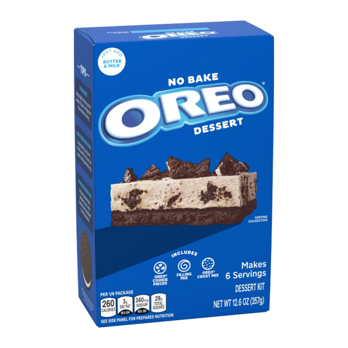 Jell-O No Bake Dessert Oreo Cookies n Crème (357g)
