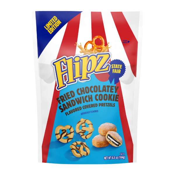 Flipz State Fair Fried Chocolatey Sandwich Cookie Pretzels (184g)