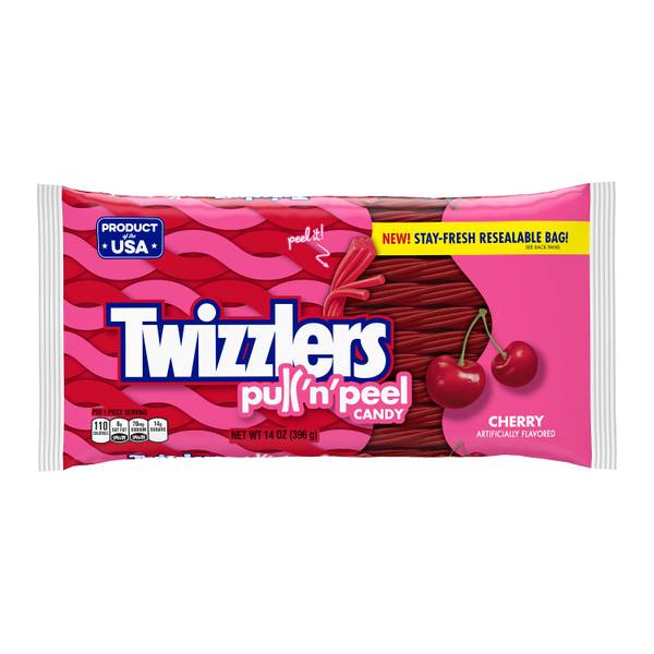 Twizzlers Cherry Pull 'N' Peel Bag (794g)
