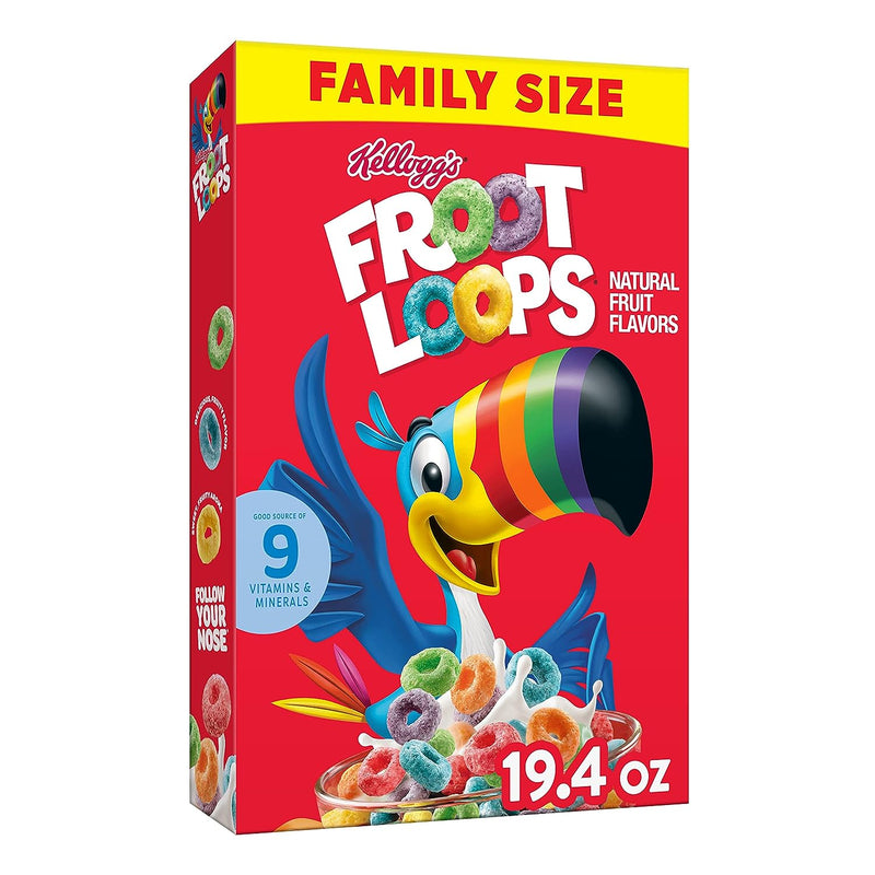 Kellogg’s Froot Loops Family Size (550g)