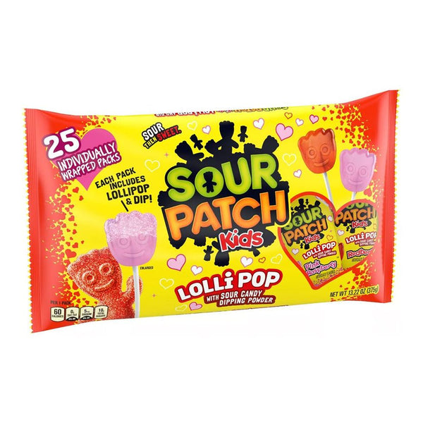 Sour Patch Kids Lollipop (375g) [Valentine]