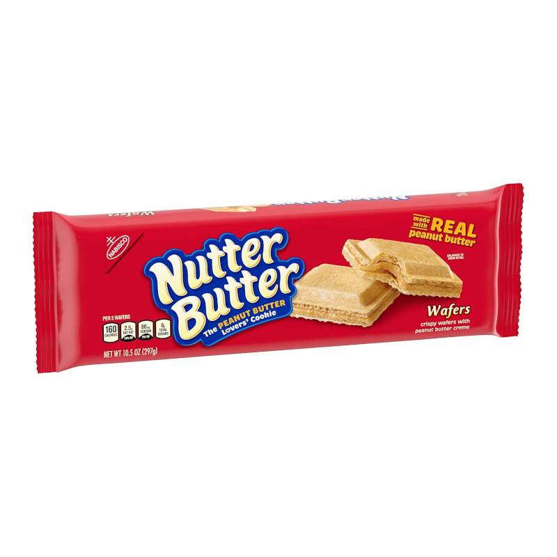 Nutter Butter Peanut Butter Pattie Wafer Cookies (297g)
