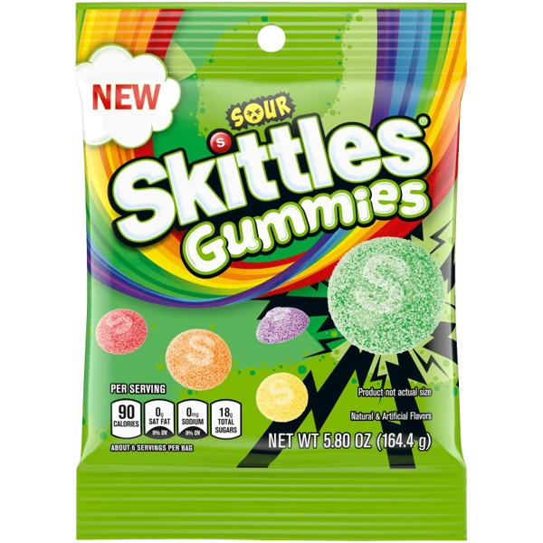 Skittles Gummies Sour (164g)
